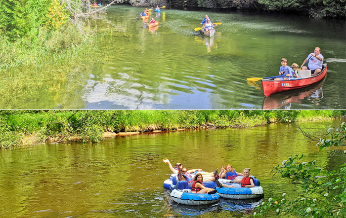 Manistique River Canoe Trips | Manistique River Tubing Trips | Canoeing the Manistique River in Germfask MI | UP Canoe Rentals