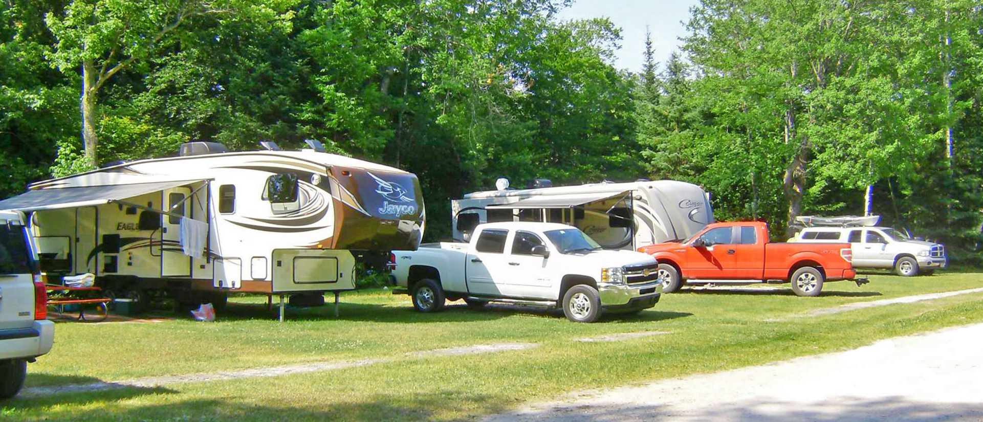 Big Cedar Campground Upper Peninsula Campgrounds